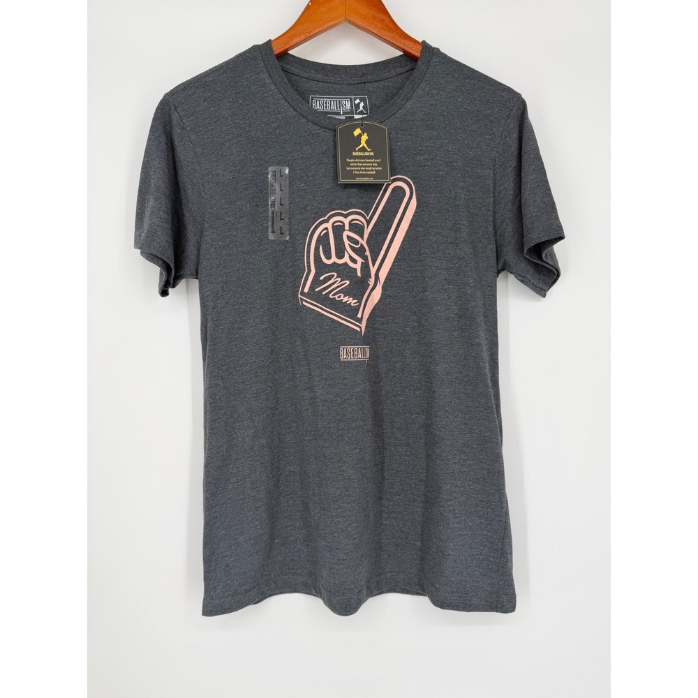 Baseballism Womens T-shirt Large Baseball Mom Game Day Baseballcore Ballpark